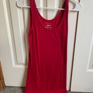 Sonoma Vibrant Red Tunic Tank Top